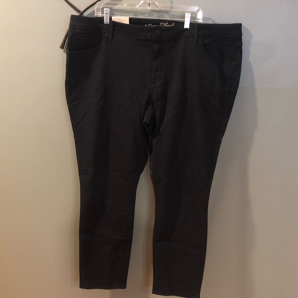 Skinny Black Denim 24W